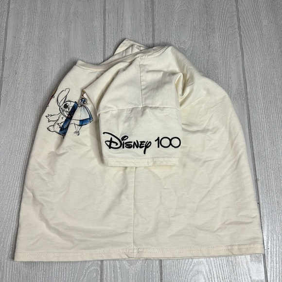 Disney 100 years celebration T-shirt, Mickey, Pooh, Stitch Alice girls 14/16 - Picture 7 of 7